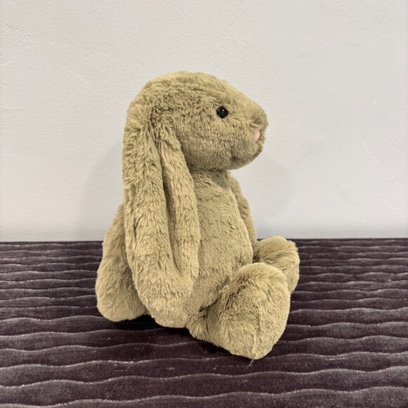 RARE Jellycat Medium Bashful Fern Bunny BNWT - Picture 2 of 6